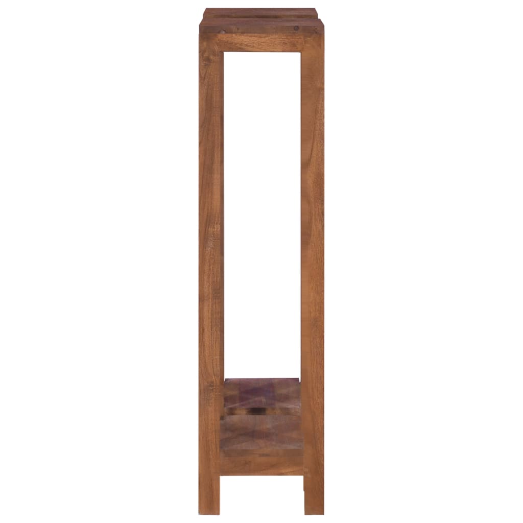 Kukkateline 2 kpl 25x25x100 cm täysi tiikki - Sisustajankoti.fi