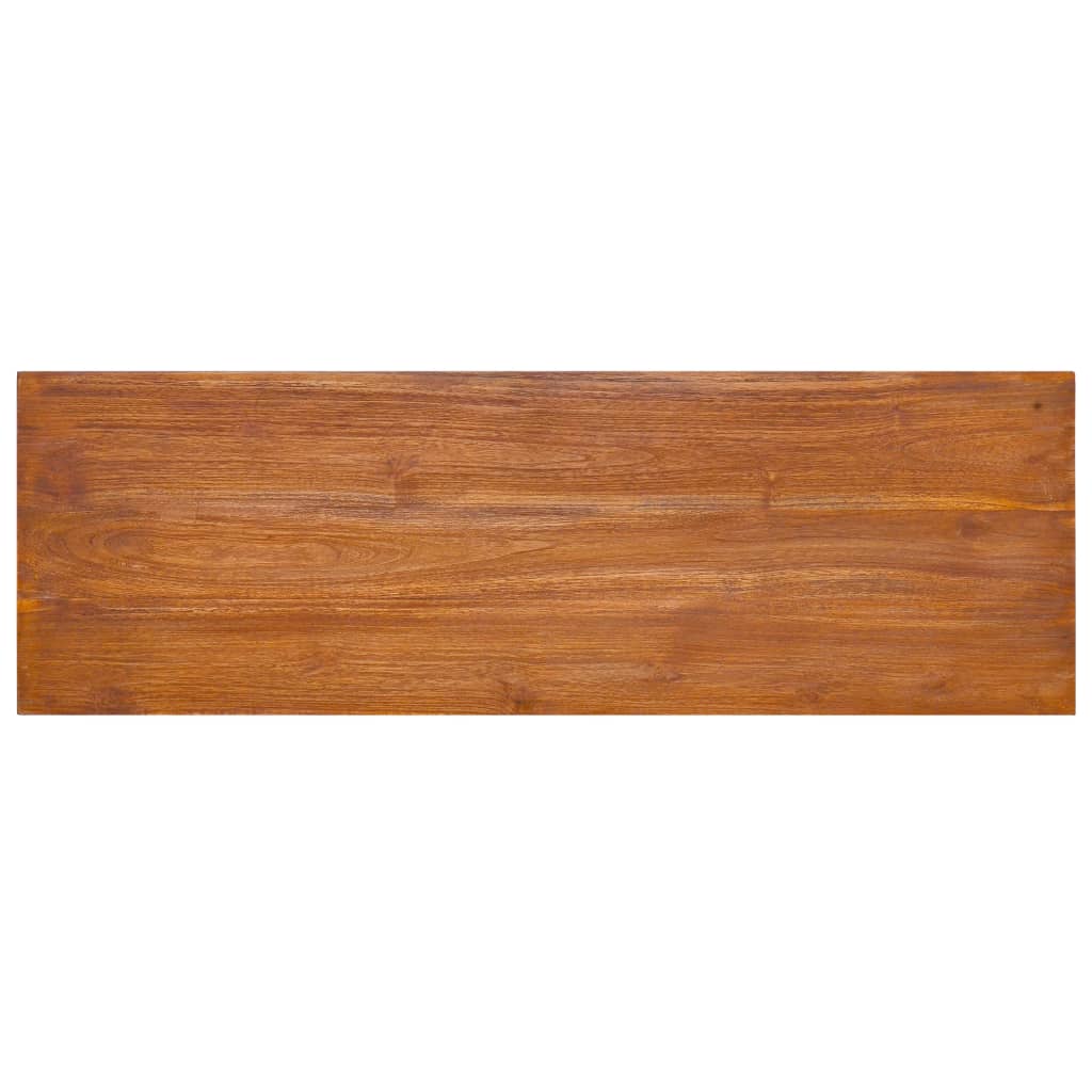 Seinään kiinnitettävä TV-taso 90x30x30 cm täysi tiikki - Sisustajankoti.fi