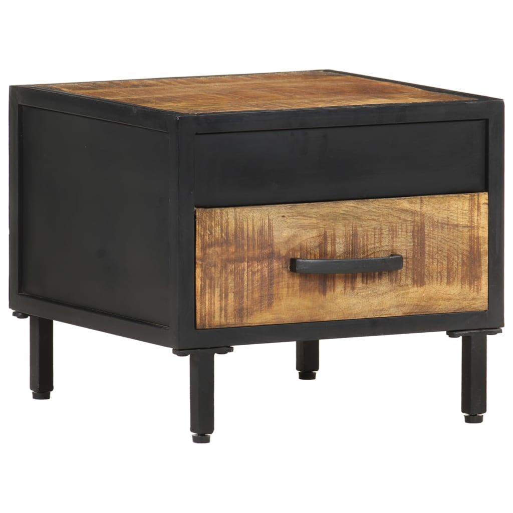 Yöpöytä 40x40x35 cm karkea mangopuu - Sisustajankoti.fi