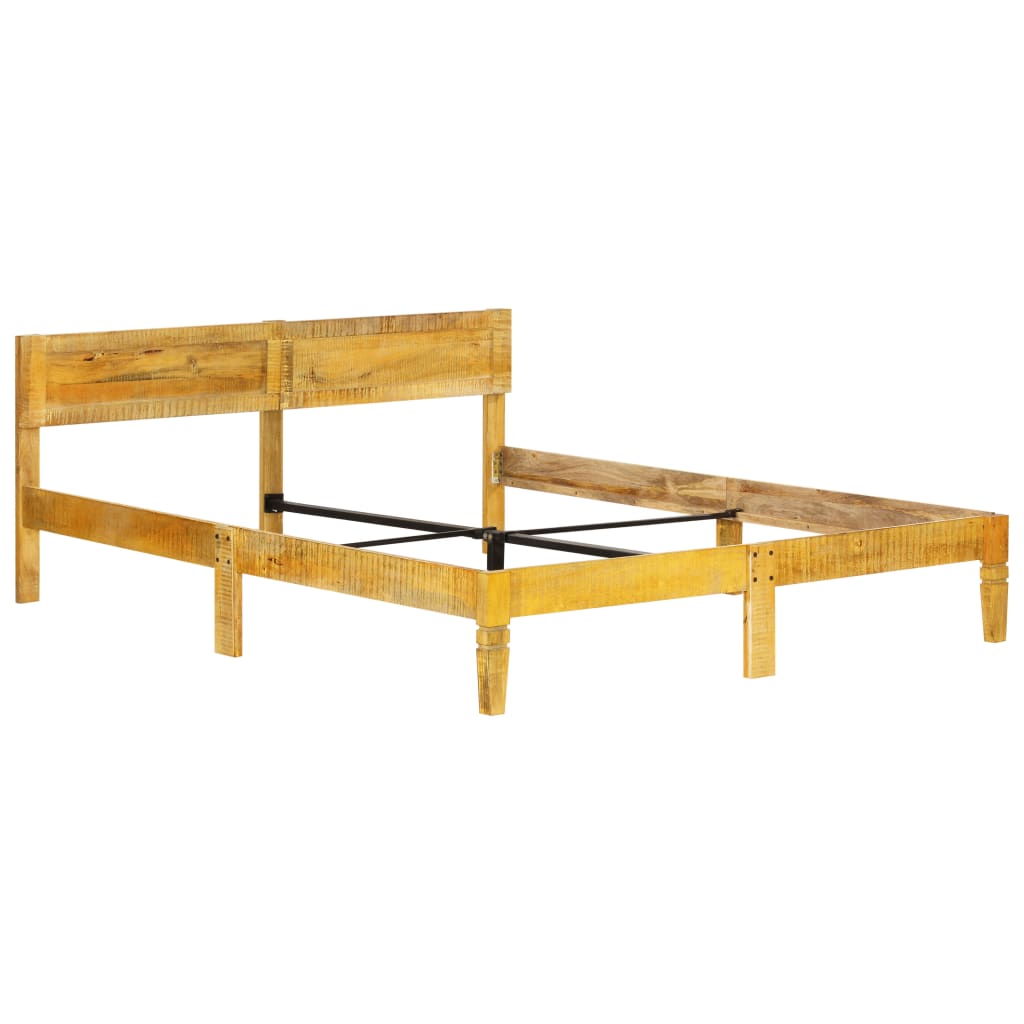 Sängynrunko täysi mangopuu 140 cm - Sisustajankoti.fi
