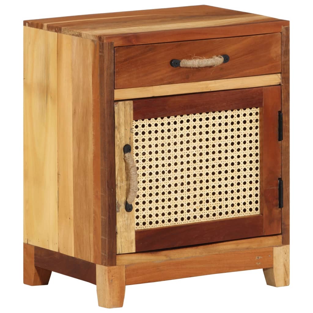 Yöpöytä 40x30x50 cm kierrätetty täyspuu - Sisustajankoti.fi