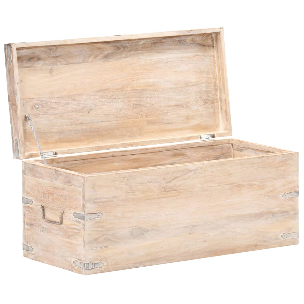 Arkku 90x40x40 cm täysi akaasiapuu - Sisustajankoti.fi
