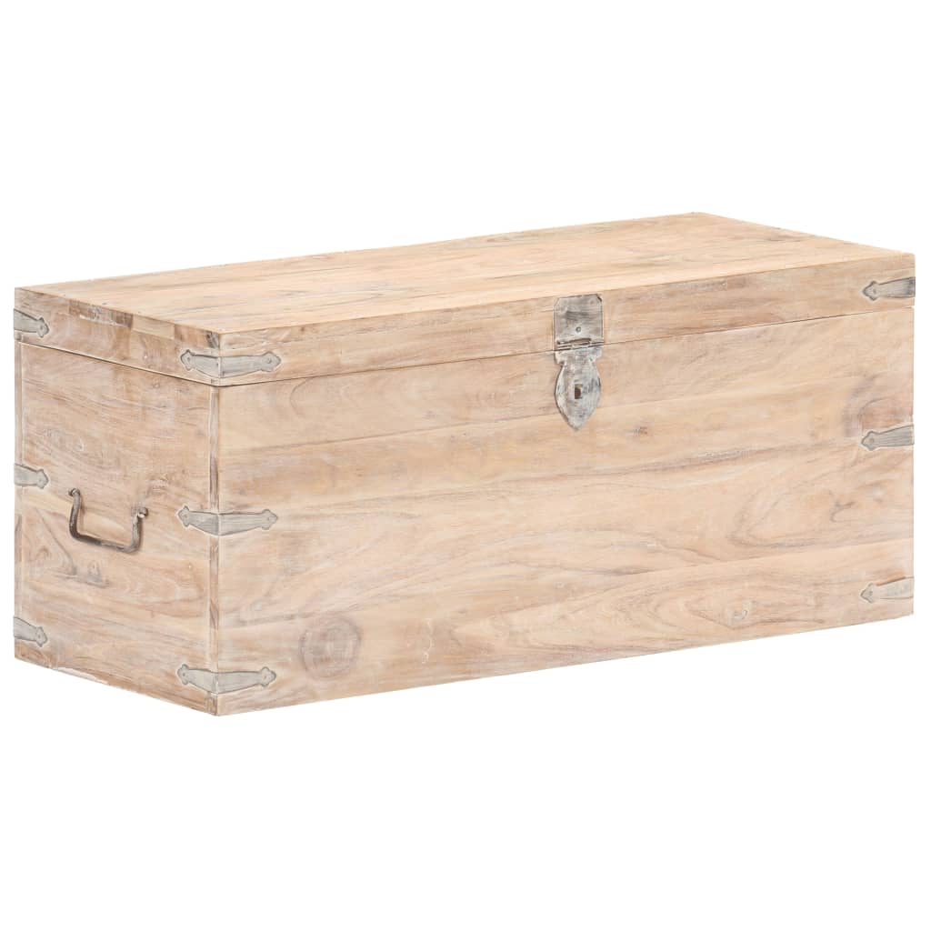 Arkku 90x40x40 cm täysi akaasiapuu - Sisustajankoti.fi
