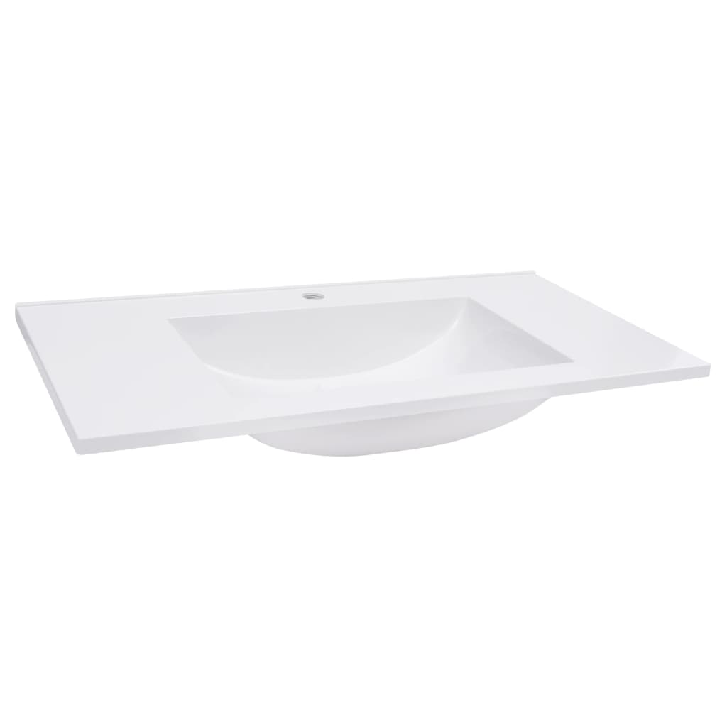 Sisäänrakennettu pesuallas 750x460x130 mm SMC valkoinen - Sisustajankoti.fi
