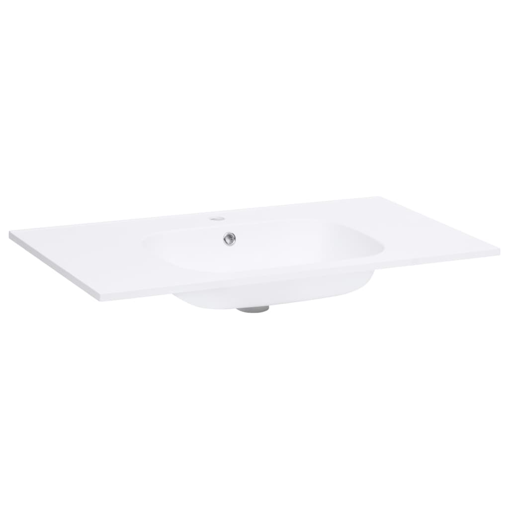 Sisäänrakennettu pesuallas 805x460x105 mm SMC valkoinen - Sisustajankoti.fi