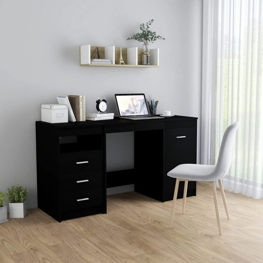 Työpöytä musta 140x50x76 cm - Sisustajankoti.fi