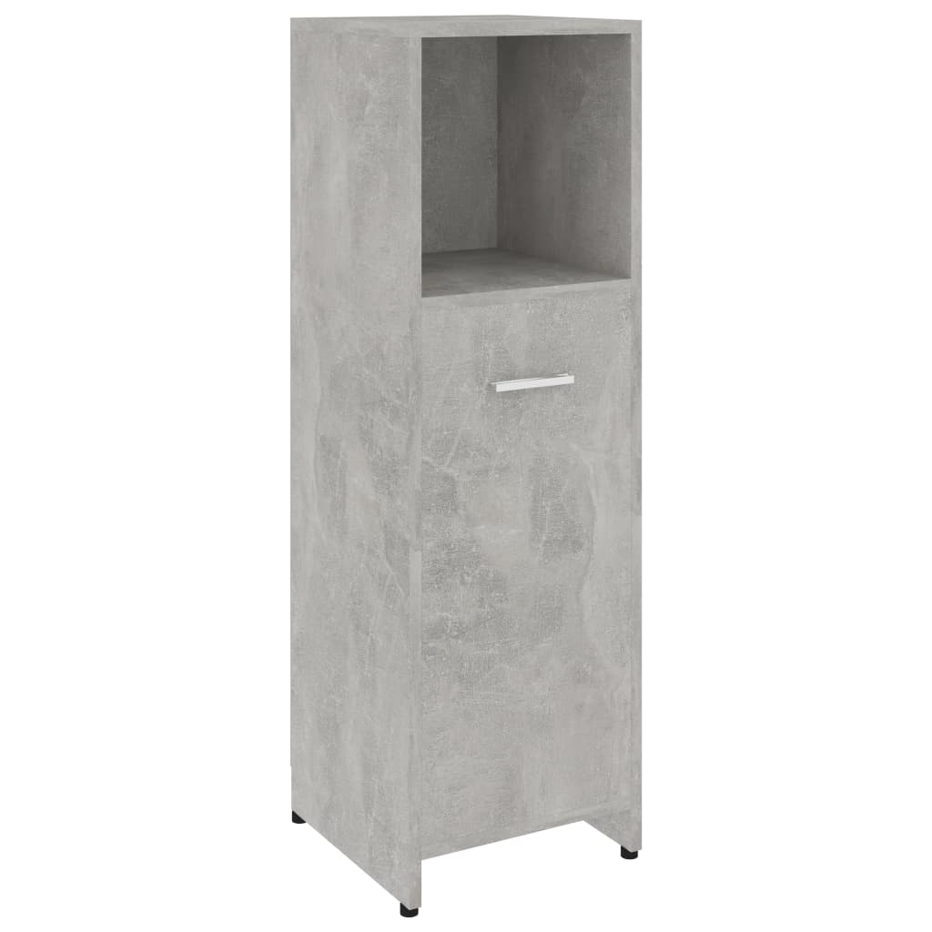 Kylpyhuonekaappi betoninharmaa 30x30x95 cm - Sisustajankoti.fi
