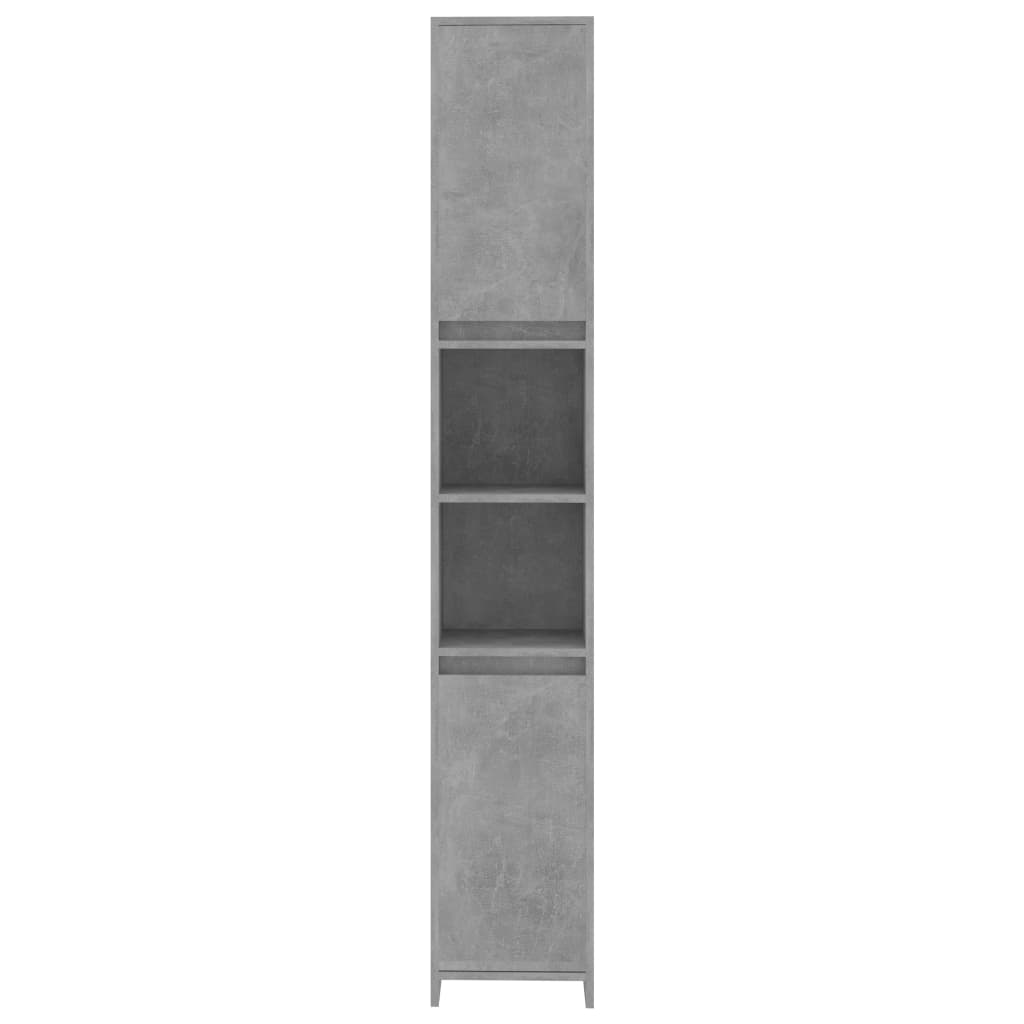Kylpyhuonekaappi betoninharmaa 30x30x183,5 cm - Sisustajankoti.fi