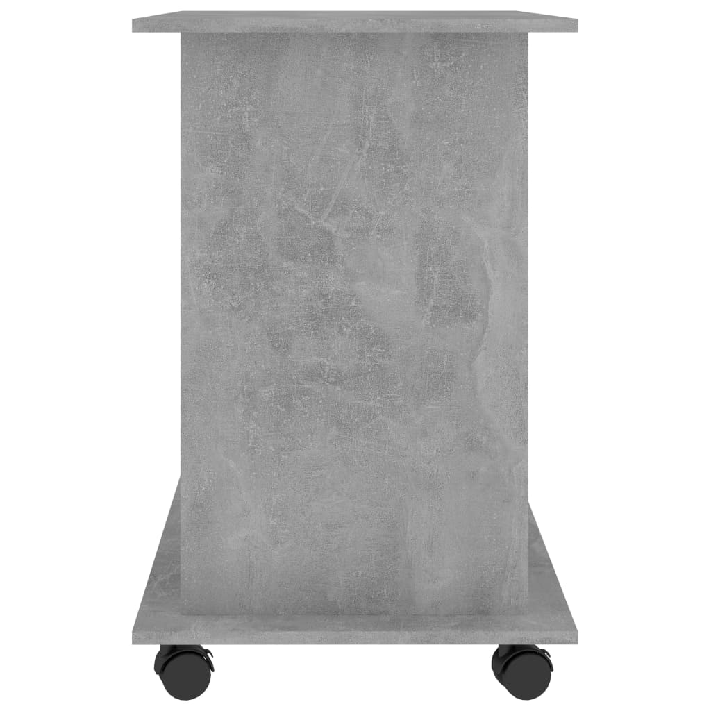 Tietokonepöytä betoninharmaa 80x50x75 cm - Sisustajankoti.fi
