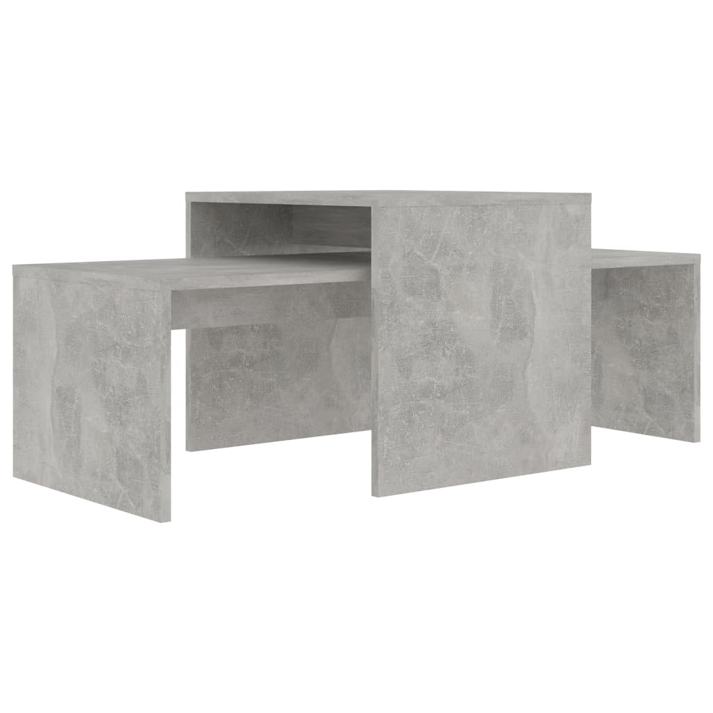 Sohvapöytäsarja betoninharmaa 100x48x40 cm - Sisustajankoti.fi