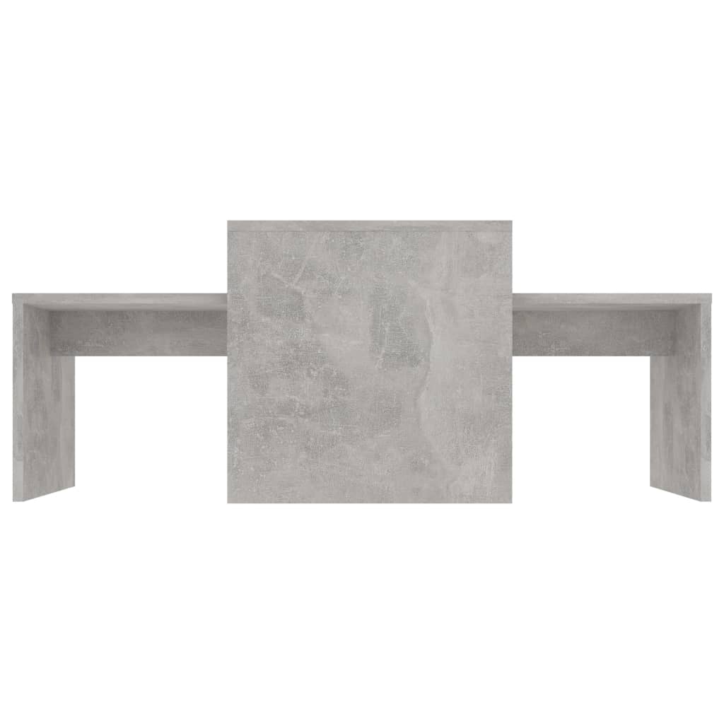 Sohvapöytäsarja betoninharmaa 100x48x40 cm - Sisustajankoti.fi