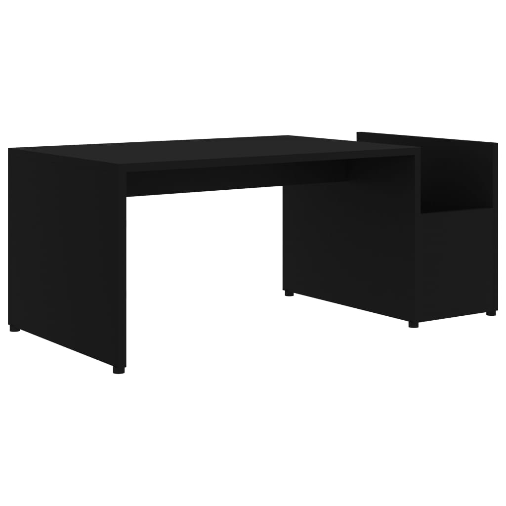 Sohvapöytä musta 90x45x35 cm - Sisustajankoti.fi
