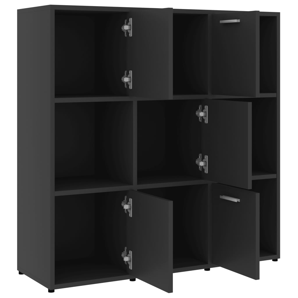 Kirjahylly harmaa 90x30x90 cm - Sisustajankoti.fi
