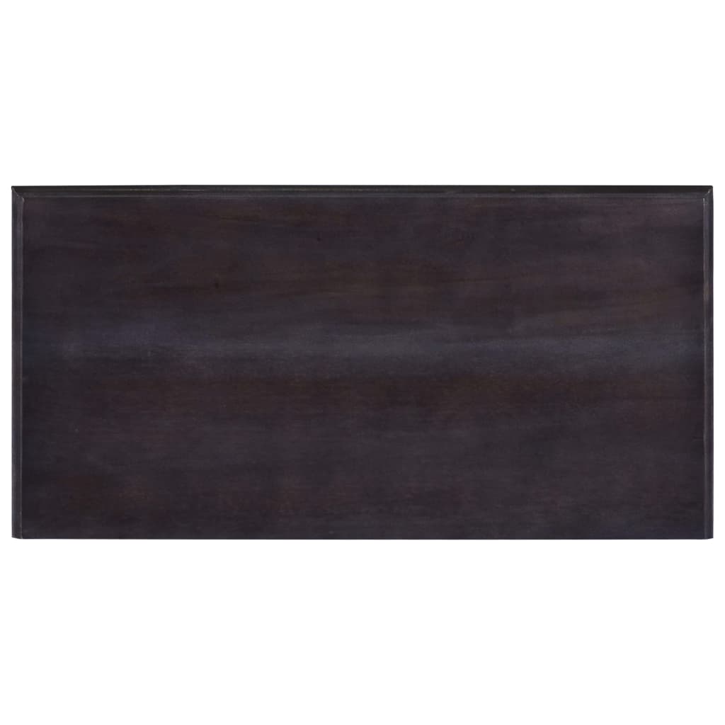 Konsolipöytä vaalea musta kahvi 60x30x75 cm täysi mahonki - Sisustajankoti.fi