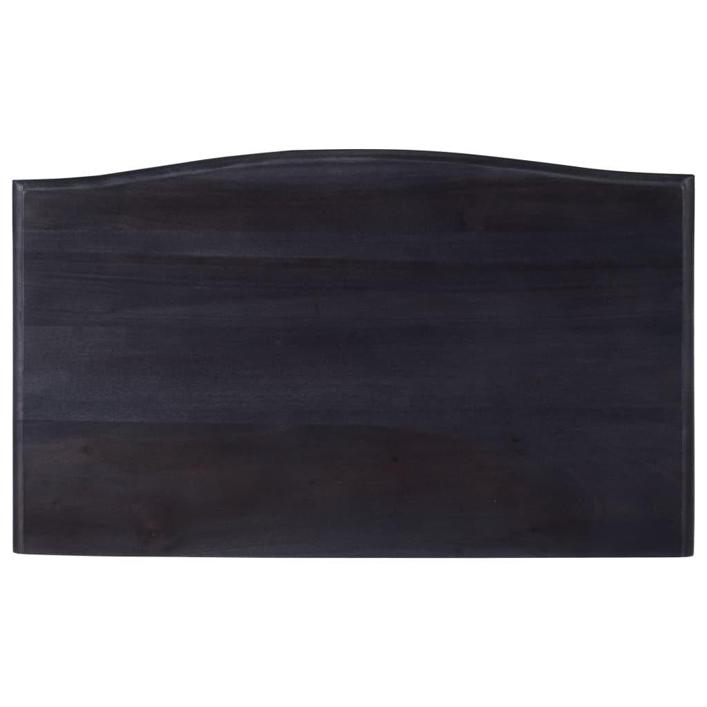 Konsolipöytä vaalea musta kahvi 50x30x75 cm täysi mahonki - Sisustajankoti.fi