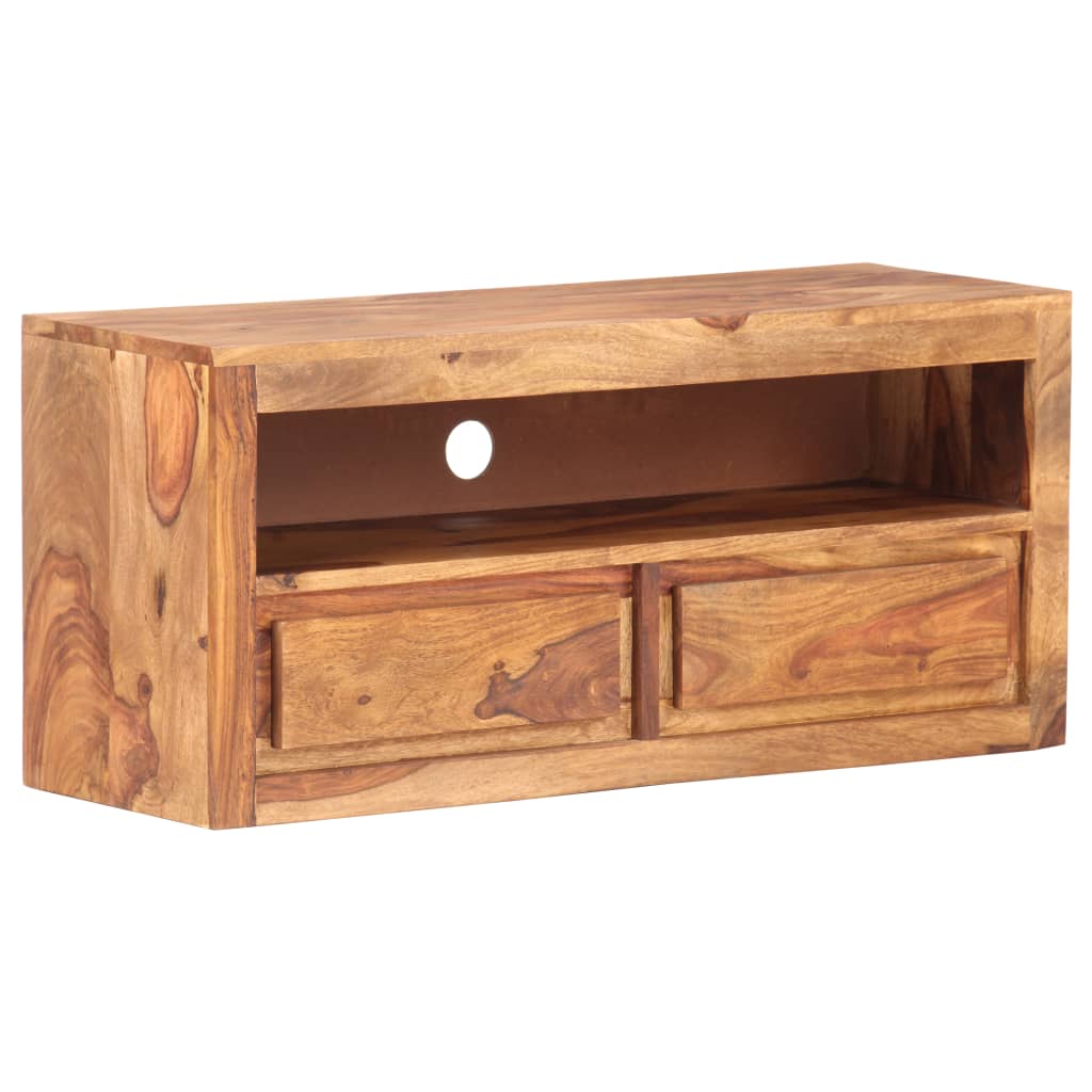 TV-taso 90x30x40 cm täysi seesampuu - Sisustajankoti.fi