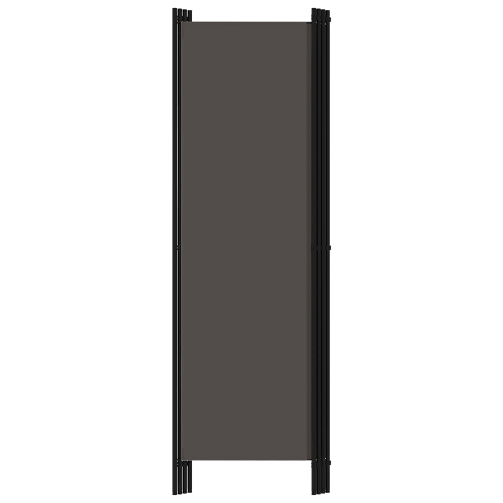 4-paneelinen tilanjakaja antrasiitti 200x180 cm - Sisustajankoti.fi