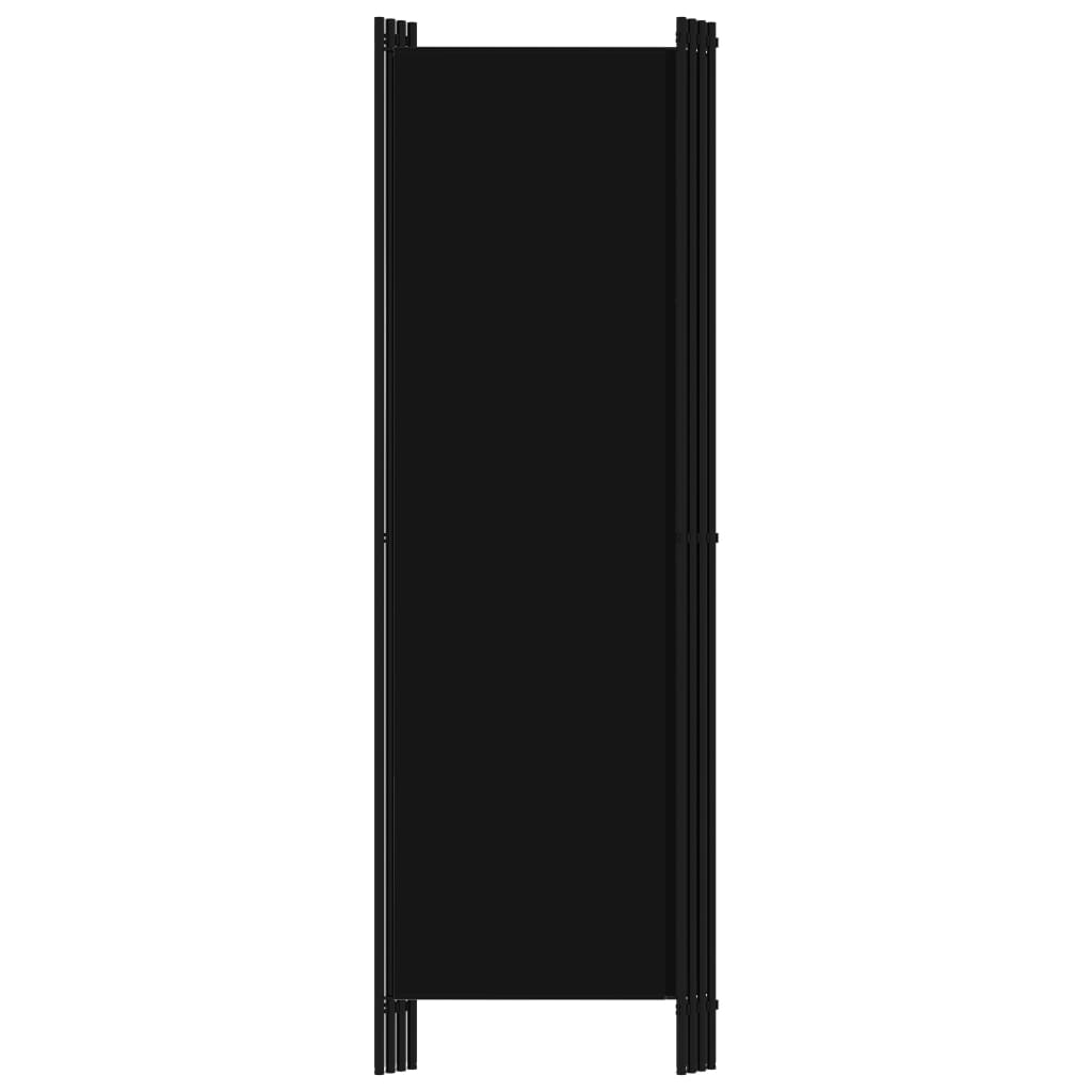 4-paneelinen tilanjakaja musta 200x180 cm - Sisustajankoti.fi