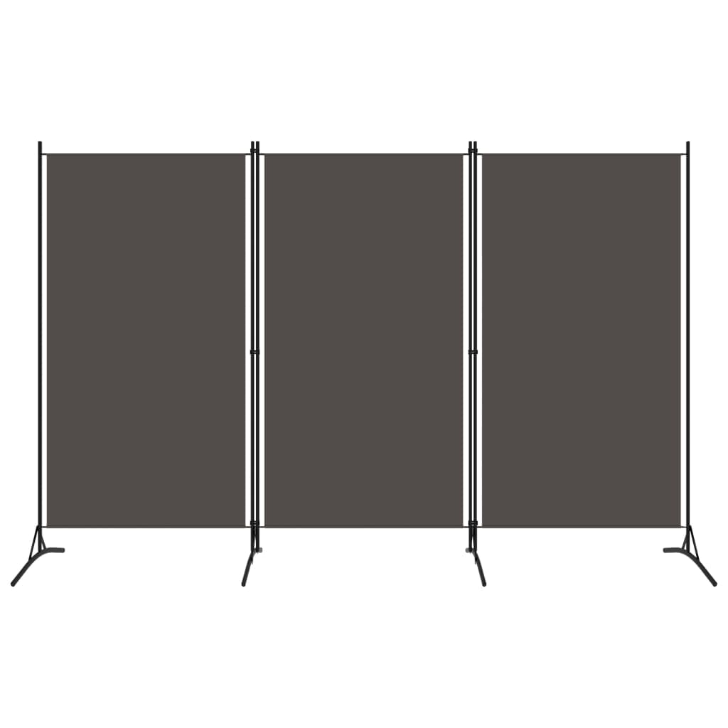 3-paneelinen tilanjakaja antrasiitti 260x180 cm - Sisustajankoti.fi