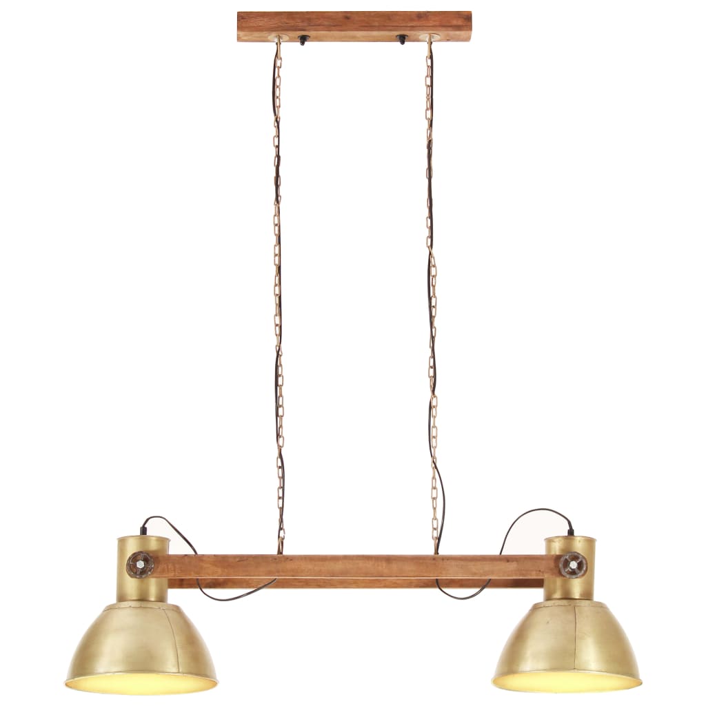 Teollistyylinen riippuvalaisin 25 W messinki 109 cm E27 - Sisustajankoti.fi