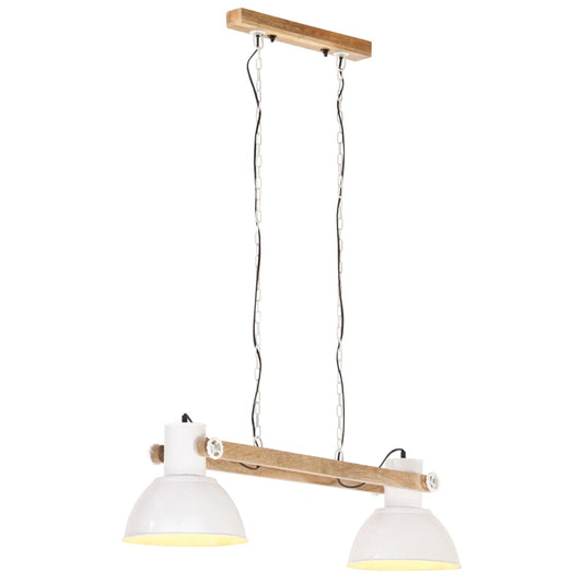 Teollistyylinen riippuvalaisin 25 W valkoinen 109 cm E27 - Sisustajankoti.fi