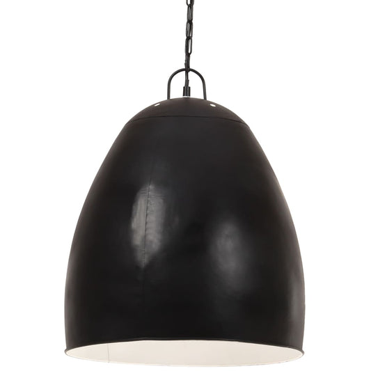 Teollistyylinen riippuvalaisin 25 W musta pyöreä 42 cm E27 - Sisustajankoti.fi