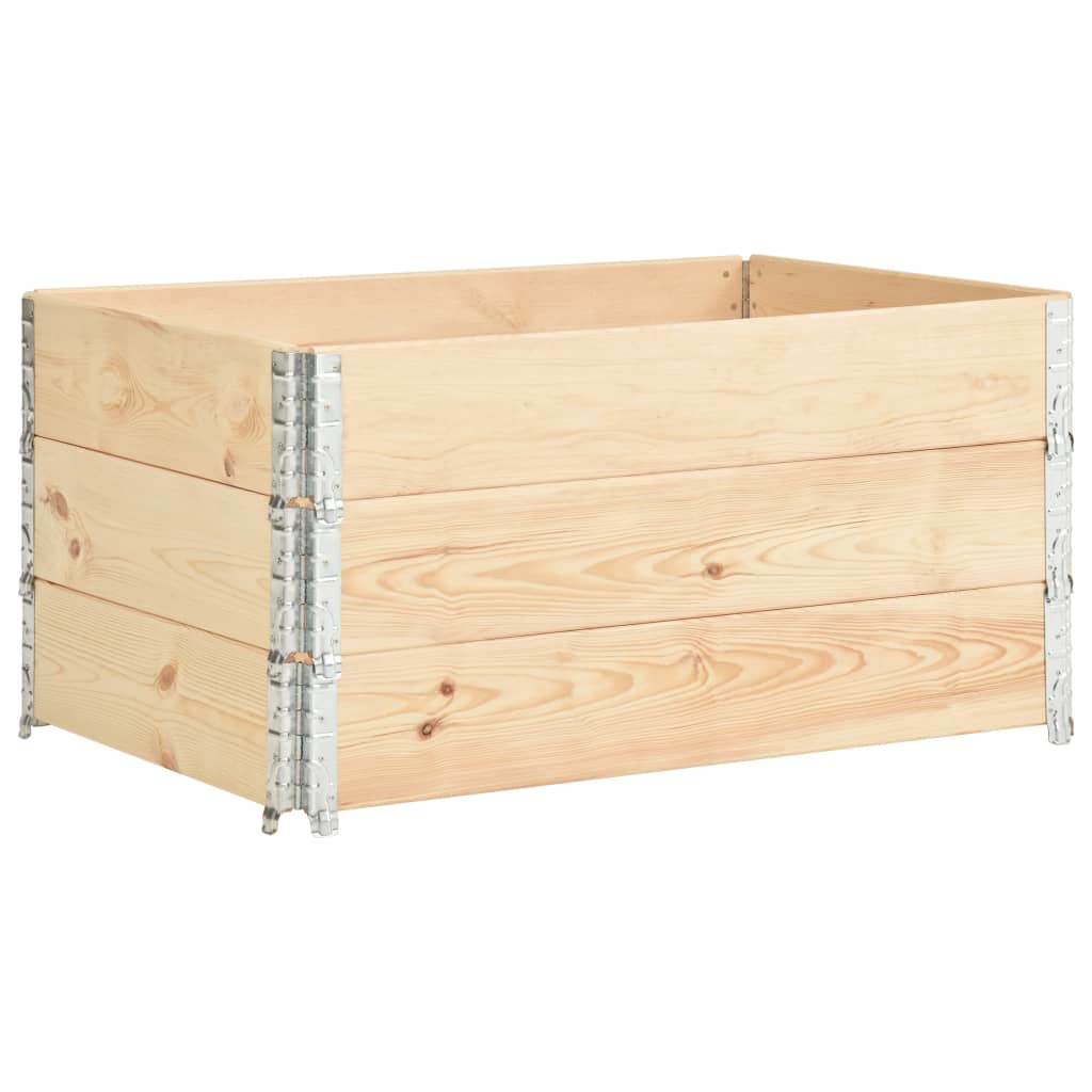Korotetut kukkalaatikot 3 kpl 80x120 cm täysi mänty - Sisustajankoti.fi
