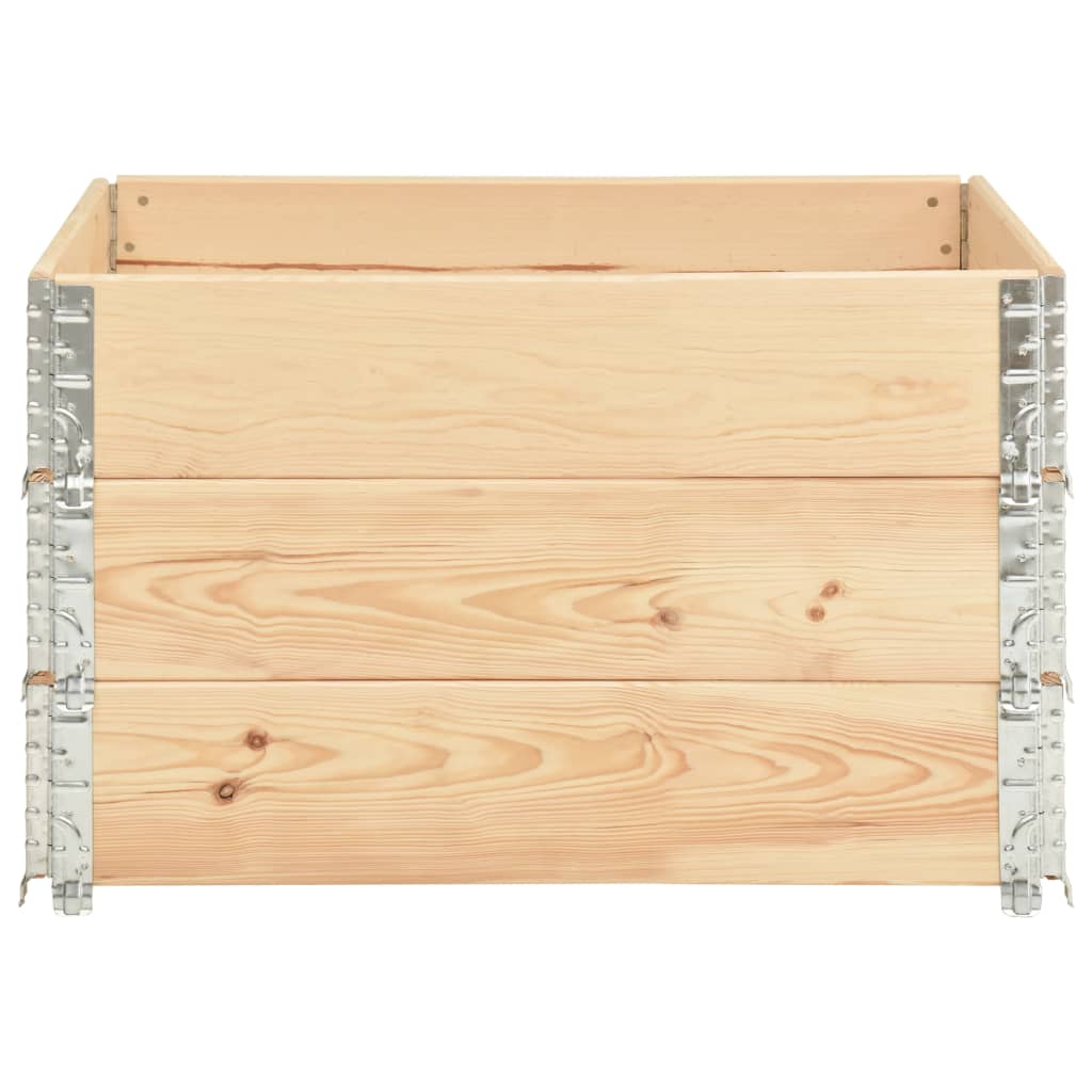 Korotetut kukkalaatikot 3 kpl 100x100 cm täysi mänty - Sisustajankoti.fi