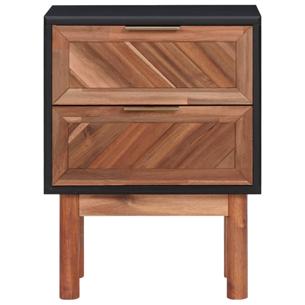 Yöpöytä 40x30x53 cm täysi akaasiapuu ja MDF - Sisustajankoti.fi