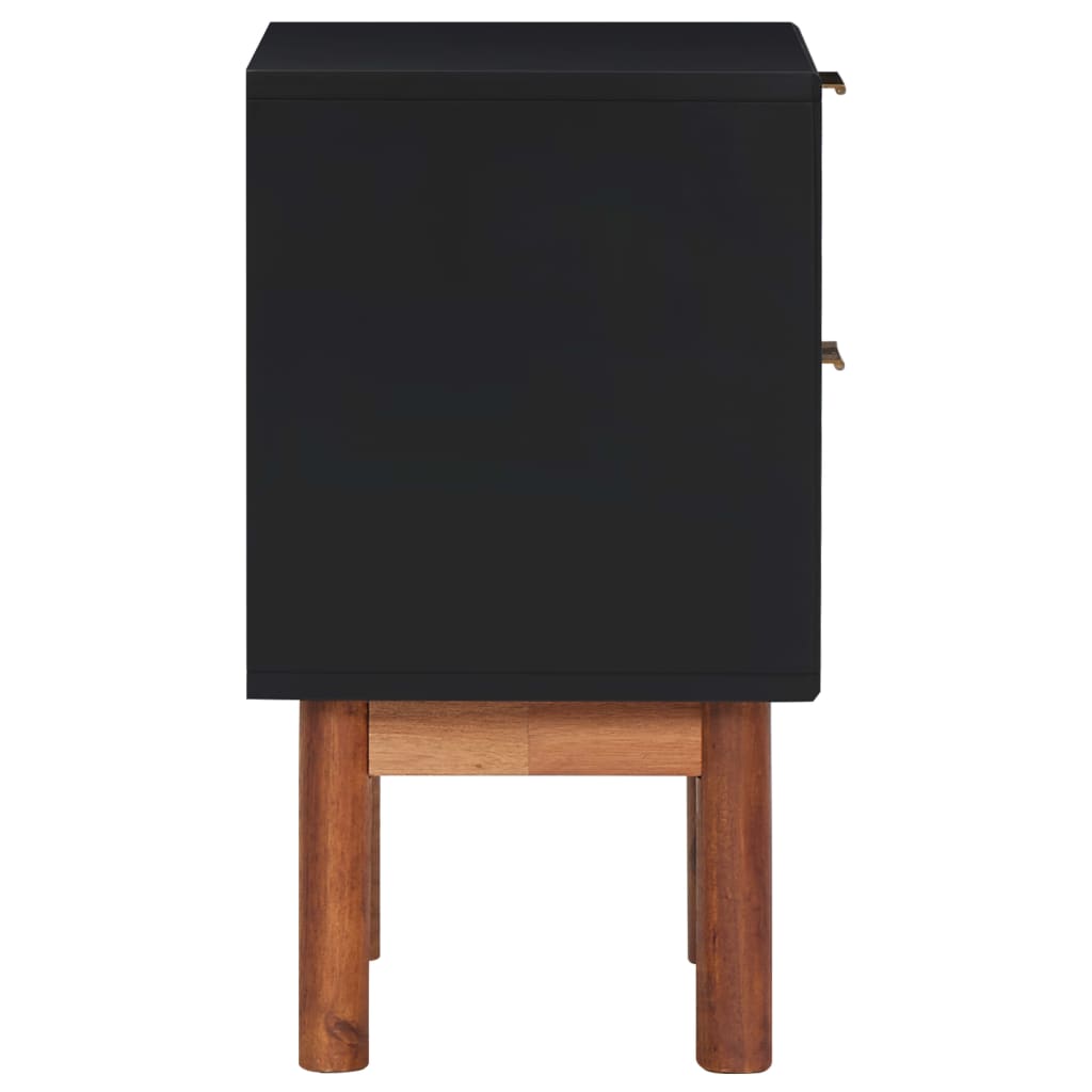 Yöpöytä 40x30x53 cm täysi akaasiapuu ja MDF - Sisustajankoti.fi