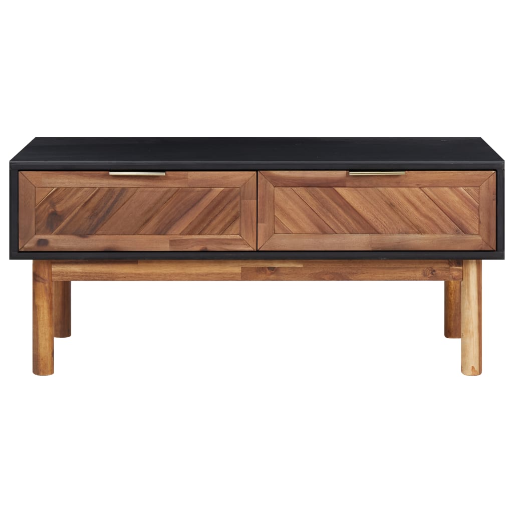 Sohvapöytä 90x50x40 cm täysi akaasiapuu ja MDF - Sisustajankoti.fi