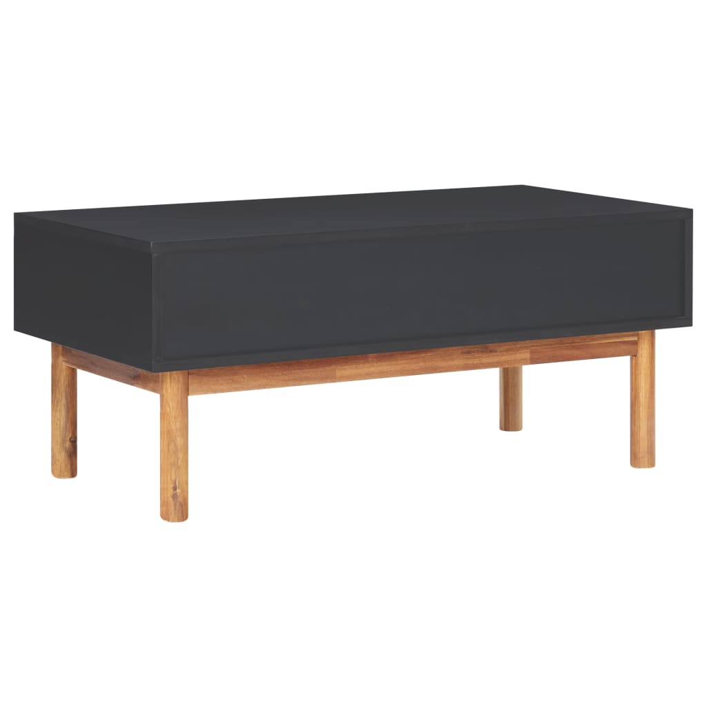 Sohvapöytä 90x50x40 cm täysi akaasiapuu ja MDF - Sisustajankoti.fi
