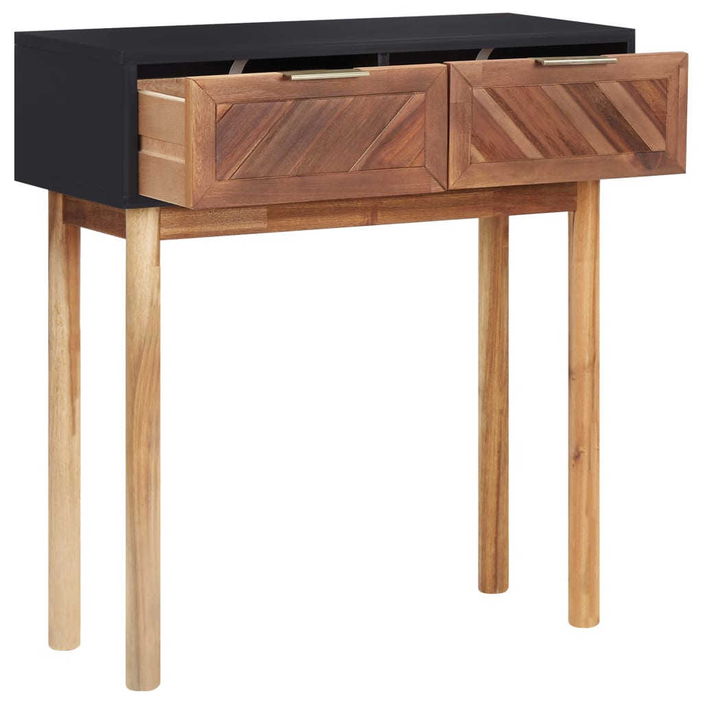 Konsolipöytä 70x30x75 cm täysi akaasiapuu ja MDF - Sisustajankoti.fi