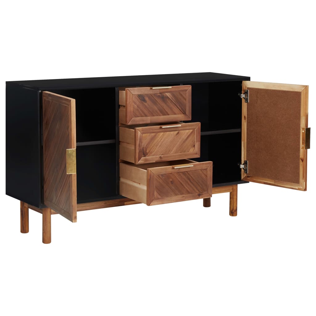 Senkki 115x35x70 cm täysi akaasiapuu ja MDF - Sisustajankoti.fi
