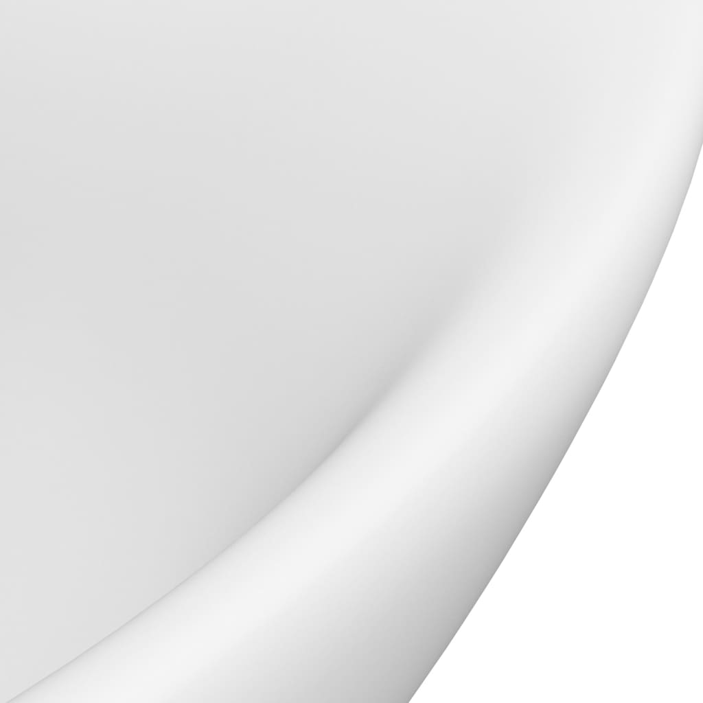 Ylellinen pesuallas ovaali matta valkoinen 58,5x39 cm keraami - Sisustajankoti.fi