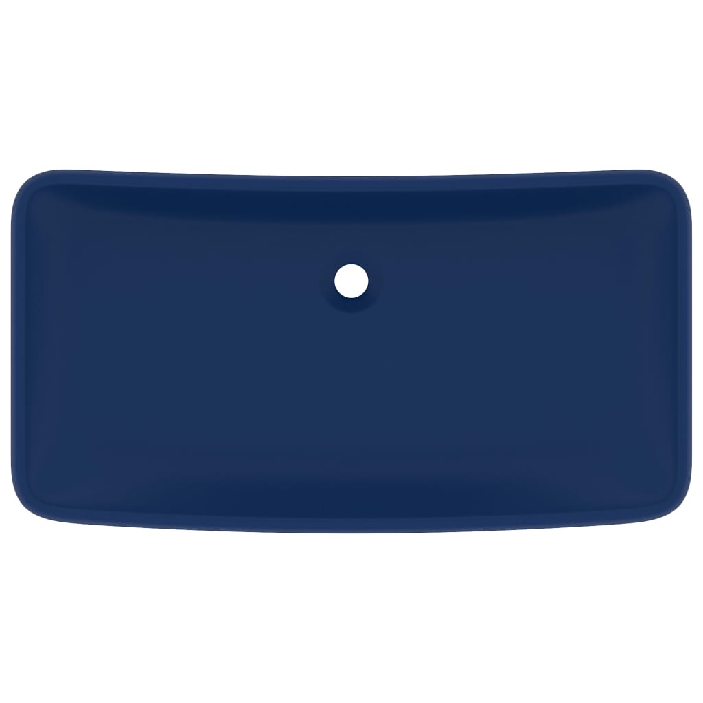 Ylellinen pesuallas suorakaide matta tummansininen 71x38 cm - Sisustajankoti.fi