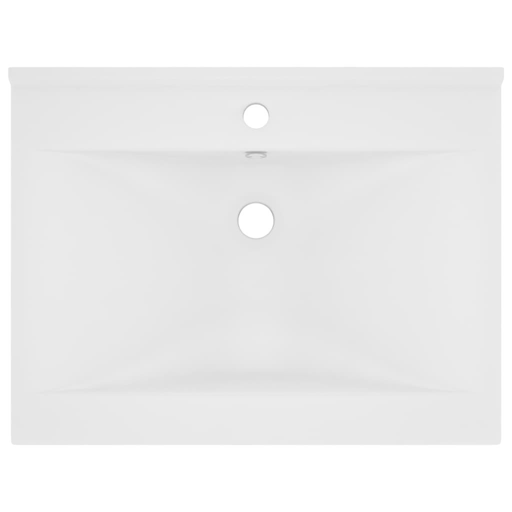Ylellinen pesuallas hanareiällä matta valk. 60x46 cm keraami - Sisustajankoti.fi