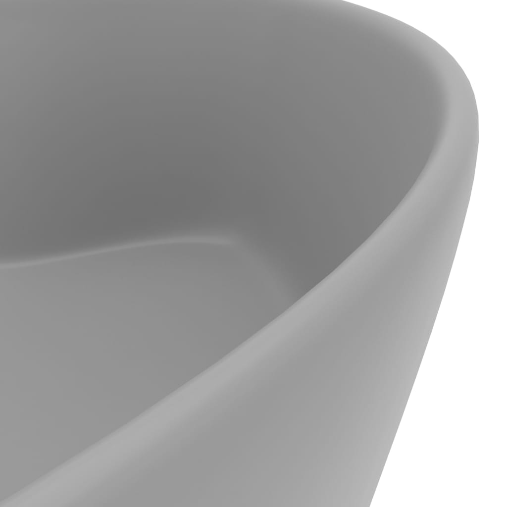 Ylellinen pesuallas ylivuodolla vaaleanharm 36x13 cm keraaminen - Sisustajankoti.fi