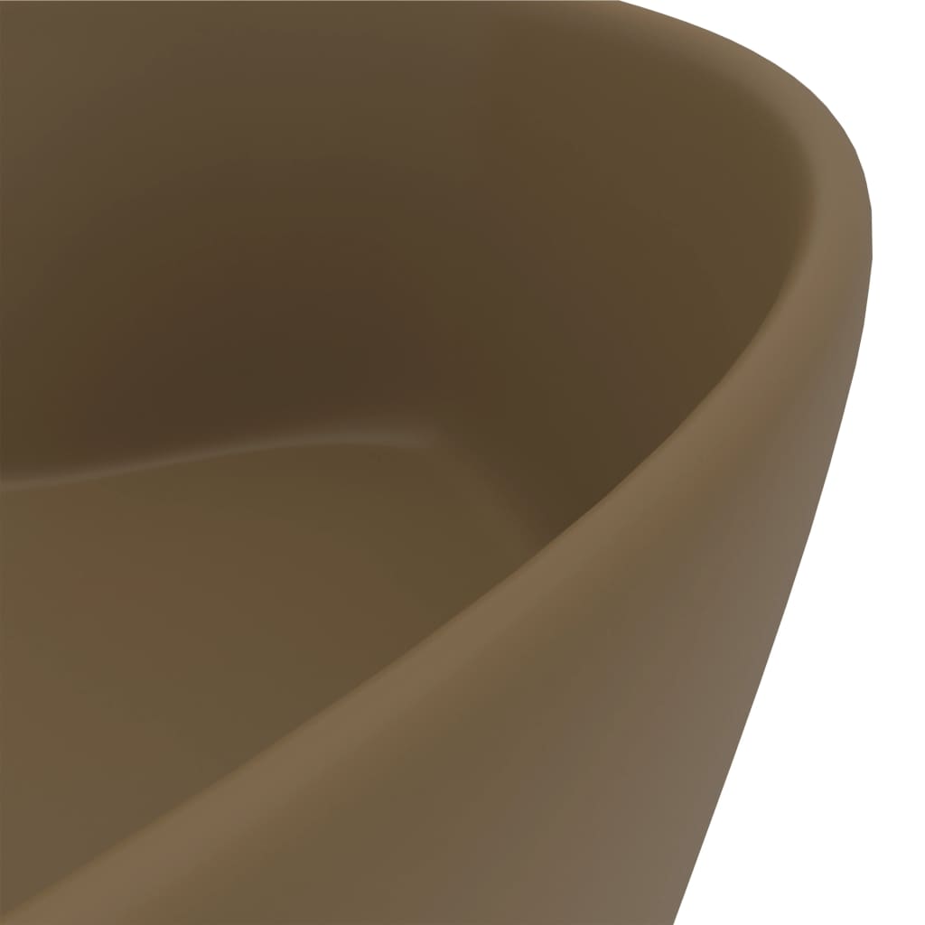 Ylellinen pesuallas ylivuodolla mattakerma 36x13 cm keraaminen - Sisustajankoti.fi
