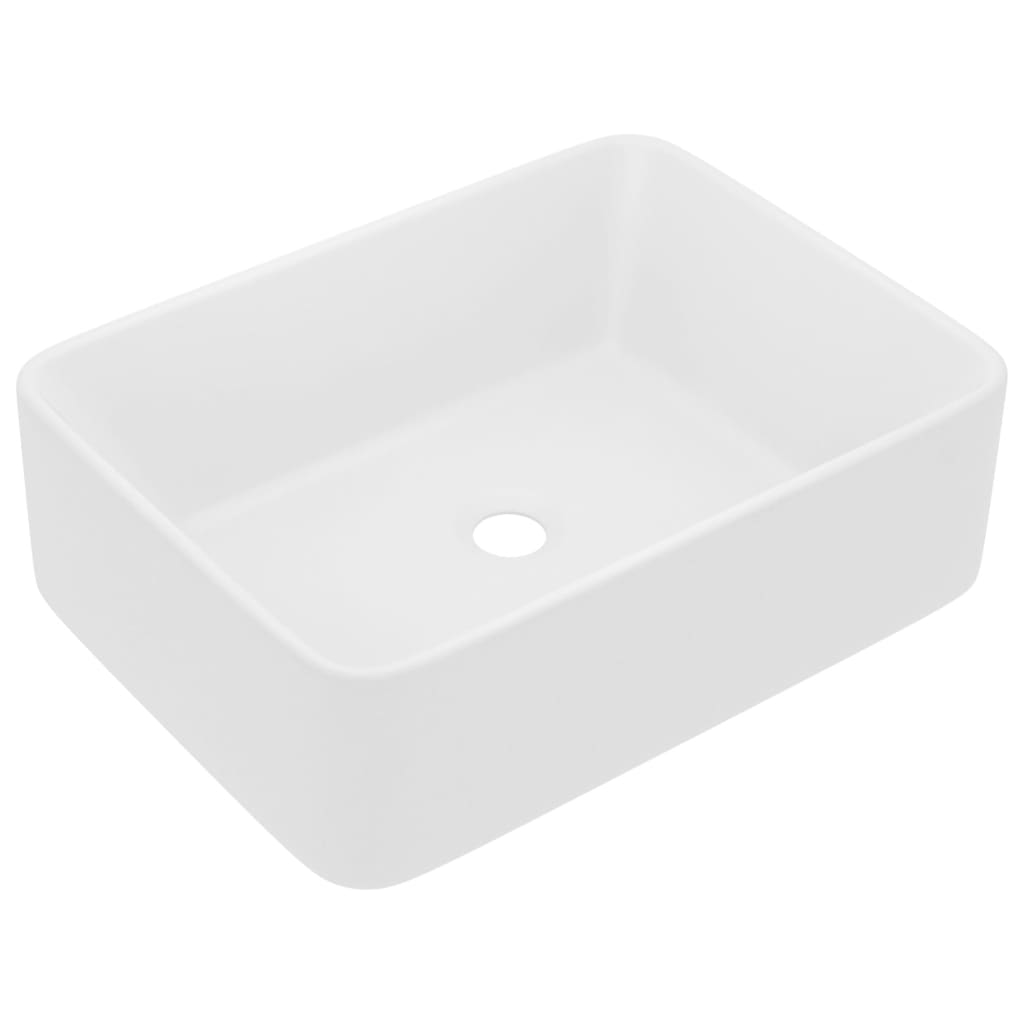 Ylellinen pesuallas matta valkoinen 41x30x12 cm keraami - Sisustajankoti.fi