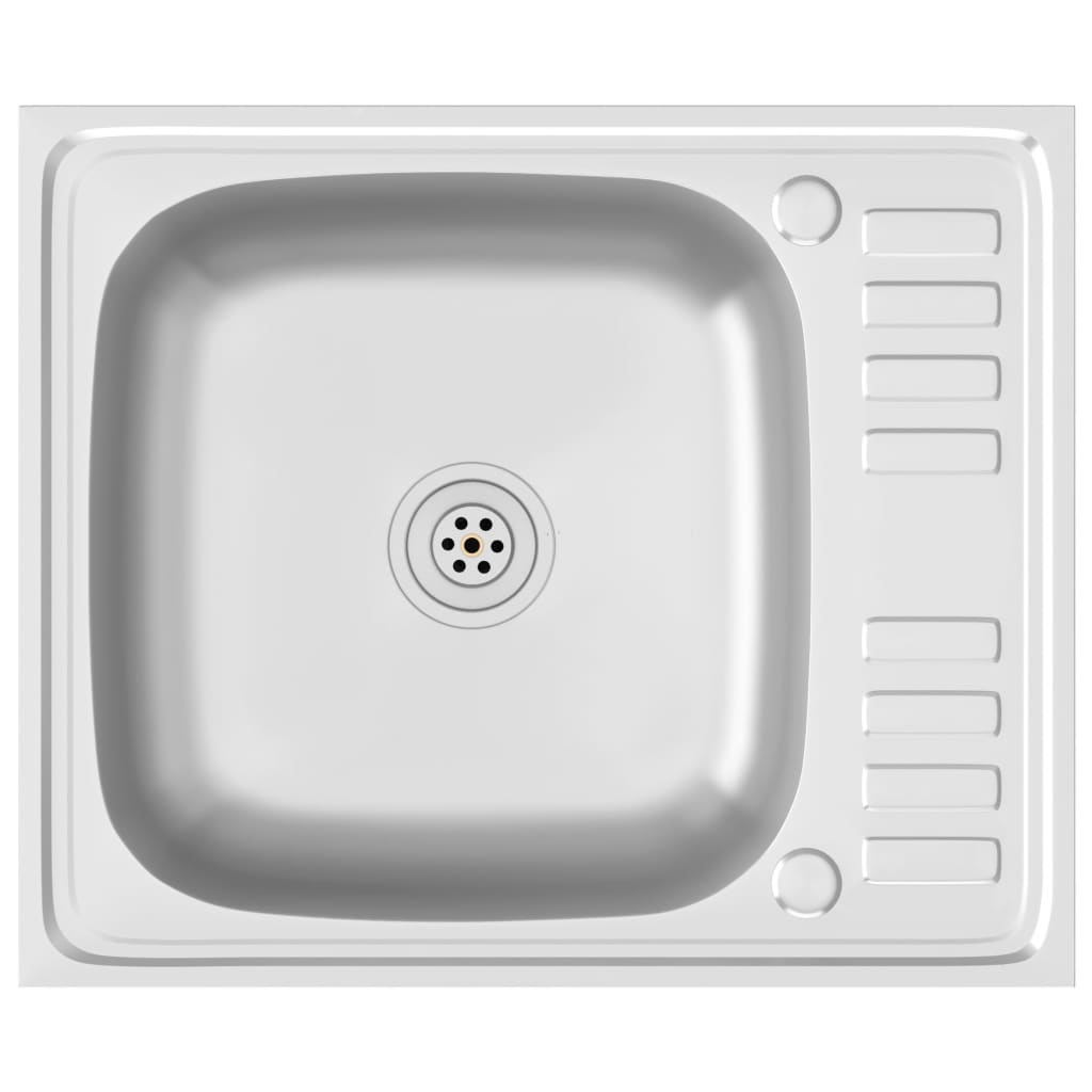 Tiskiallas viemärisarjalla hopea 500x600x155 mm ruostum. teräs - Sisustajankoti.fi