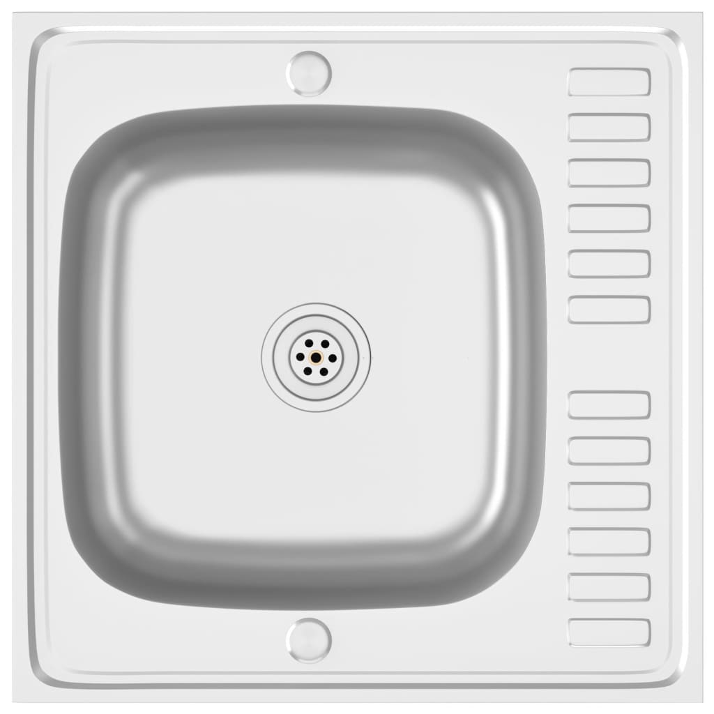 Tiskiallas viemärisarjalla hopea 600x600x155 mm ruostum. teräs - Sisustajankoti.fi