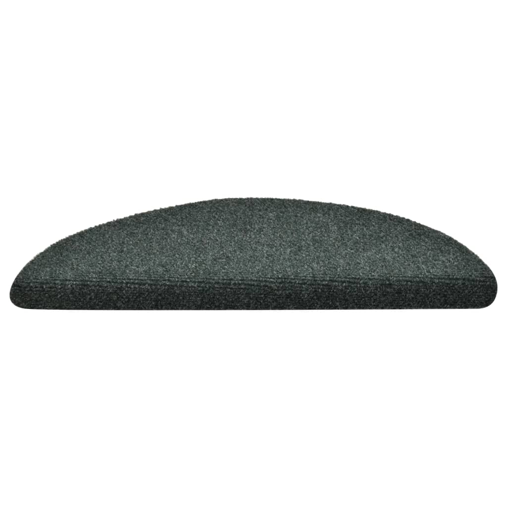 Itsekiinnittyvät porrasmatot 15 kpl vihreä 56x17x3cm neulahuopa - Sisustajankoti.fi