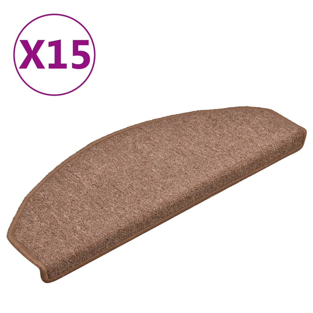 Porrasmatot 15 kpl ruskea 65x24x4 cm - Sisustajankoti.fi