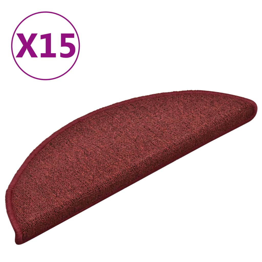 Porrasmatot 15 kpl punainen 56x17x3 cm - Sisustajankoti.fi