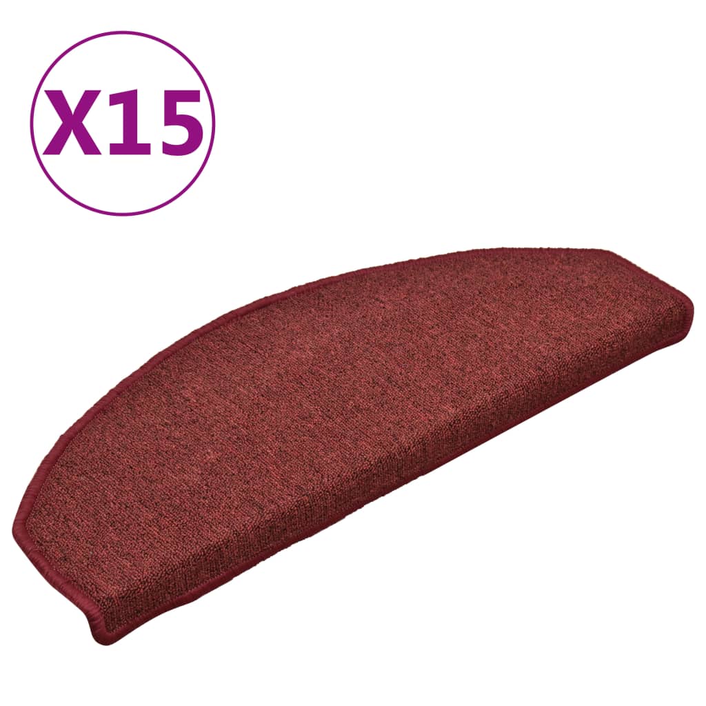 Porrasmatot 15 kpl punainen 65x24x4 cm - Sisustajankoti.fi