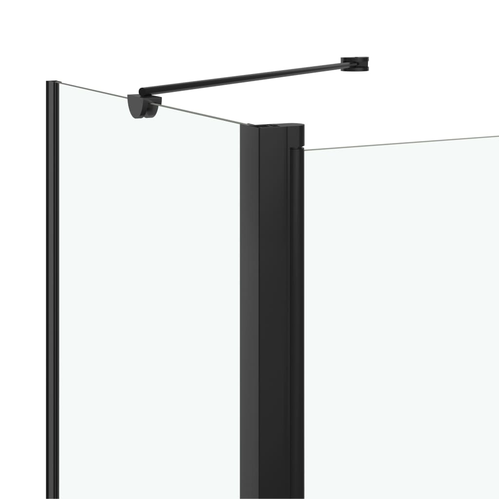 Taittuva suihkukaappi ESG 120x68x130 cm musta - Sisustajankoti.fi