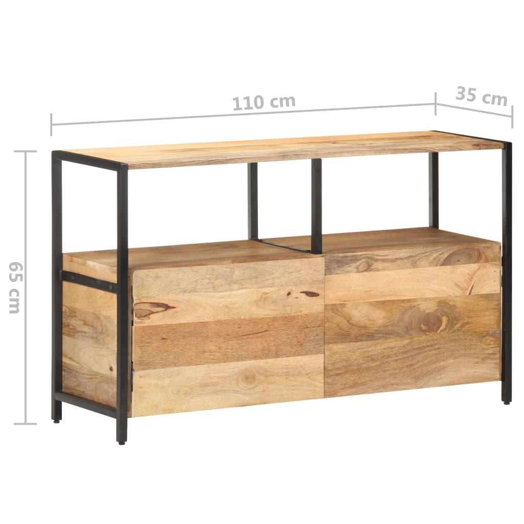 Senkki 110x35x65 cm täysi mangopuu - Sisustajankoti.fi