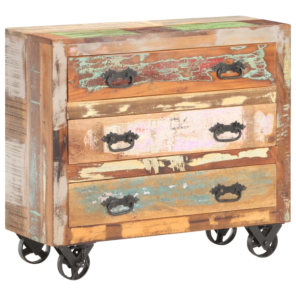 Senkki 80x30x70 cm täysi kierrätetty puu - Sisustajankoti.fi