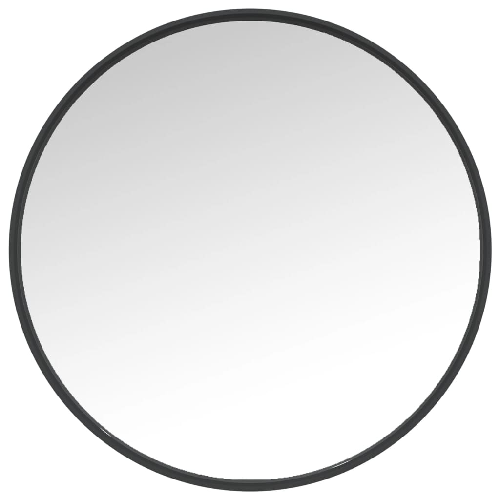 Seinäpeili 50 cm musta - Sisustajankoti.fi